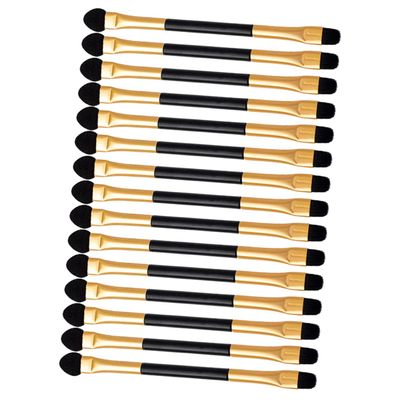 HAKIDZEL 15Pcs Dual Ended Eyeshadow Applicators for Versatile Makeup Application Convenient Eye Brushes for Eyeshadow Blending and Easy Use