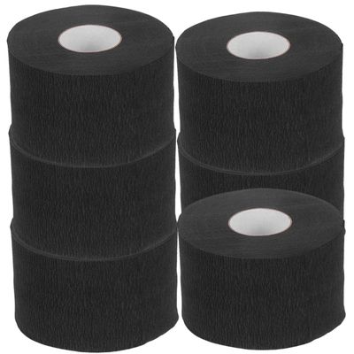 6 Rolls Stretchy Neck Paper Strips for Hair Cutting Barber Neck Strips for Comfortable Use Salons and Home Haircuts and Skin Friendly