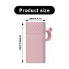 baojielai Reusable Silicone Lipstick Holder Portable Lip Gloss Organized Protective Storage Bag for Women Girls Travel Essential, Pk, as the pic show view 3