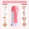 ME Waxx Heater Machine Roller Waxx Warmer Kit for Hair Removal,Includes, and Waxing Strips 30pcs for All Skin Types Waxing Kit Combo Waxx Heater, Cartridge and Waxx Strips view 3