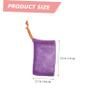 ASAKKURA 8pcs African Soap Bags Drawstring Exfoliating Mesh Soap Net Pouches for Bathing and Travel Convenient view 2