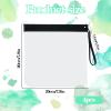 4Pcs Clear Toiletry Bag, TSA Approved Toiletry Bag Reusable Quart Bags for Travel Carry on Travel Accessories Waterproof & Leakproof Bags for Liquids Cosmetics Airport Security (Black) view 2