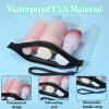 4Pcs Clear Toiletry Bag, TSA Approved Toiletry Bag Reusable Quart Bags for Travel Carry on Travel Accessories Waterproof & Leakproof Bags for Liquids Cosmetics Airport Security (Black) view 3