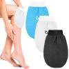 3 PCS Shower Scrub Gloves Korean Exfoliating Mitt Deep Exfoliating Glove Body Premium Bath Scrub Wash Mitt for Women Men Smooth Skin Bath Spa Tan Remover Keratosis Pilaris view 1