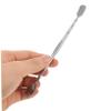 HEATSHAKING Dual-End Stainless Steel Blackhead Extractor Tool Portable Facial Scraper for Deep Pore Cleansing and Exfoliation for Oily Skin and Blackhead Removal view 3