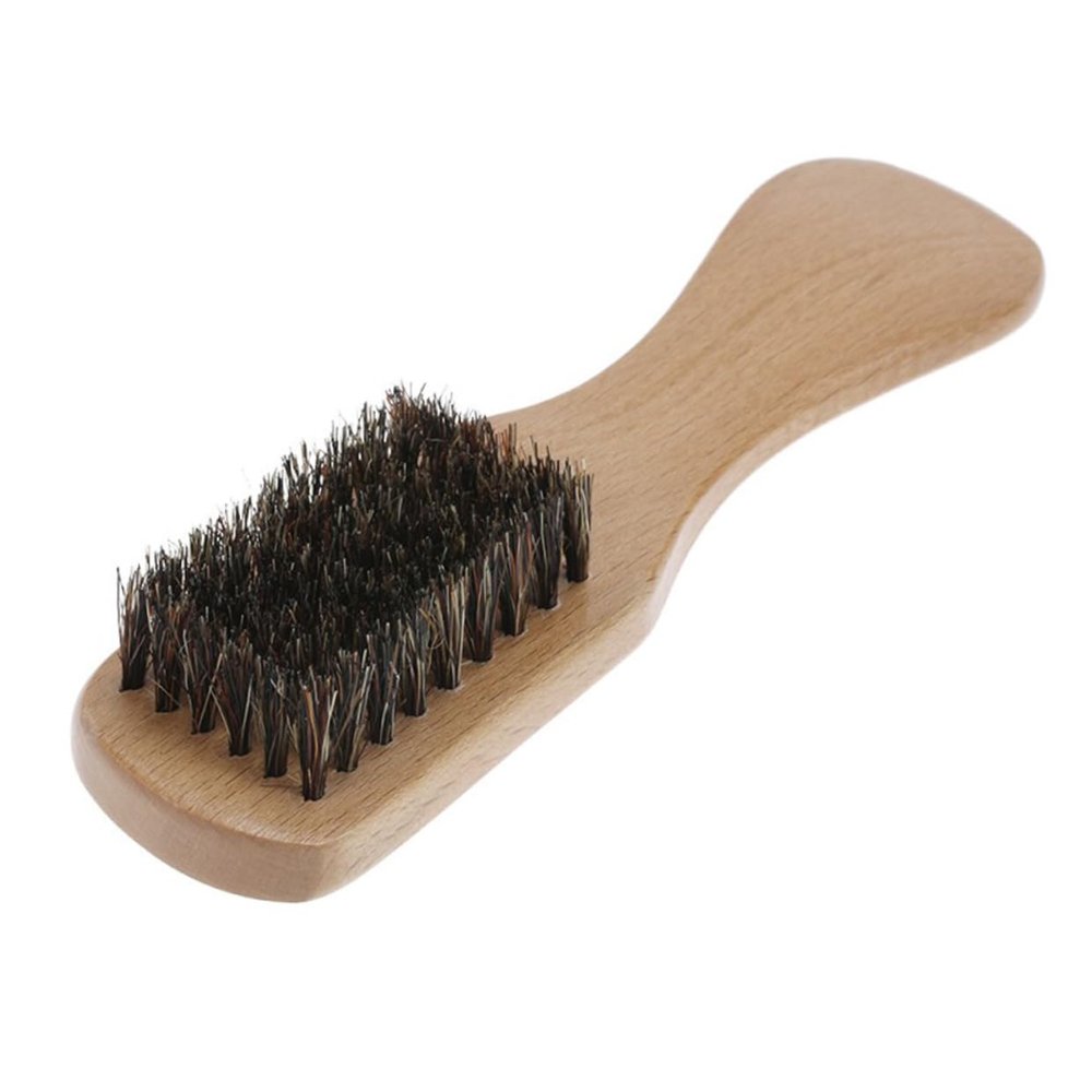 ARTSEWPLY Wooden Handle Beard Brush Practical Beard Care Accessory for Men Durable Boar Bristle Design for Grooming for Male Friends Space Saving and Easy to Use