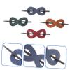 BIUDECO 8-Piece Leather Hair Barrette Set Adjustable Ponytail Holders Sturdy Design for Thick Hair Accessories for Women and Girls view 3