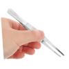 FOMIYES Professional Stainless Steel Eyebrow Tweezers with Ergonomic Handle Precision Tip Facial Hair Removal Tool for Men Women Comfortable Grip for Grooming Sessions view 4