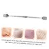 CTIRCHIU Stainless Steel Dual Head Blackhead Removal Tool Pore Cleaning Spatula for Facial Care Lightweight Exfoliator for Dead Skin Multi Purpose Skincare view 3