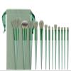 13pcs Green Makeup Brush Set for Beginners Complete Set Of Soft Beauty Tools(Green) view 1
