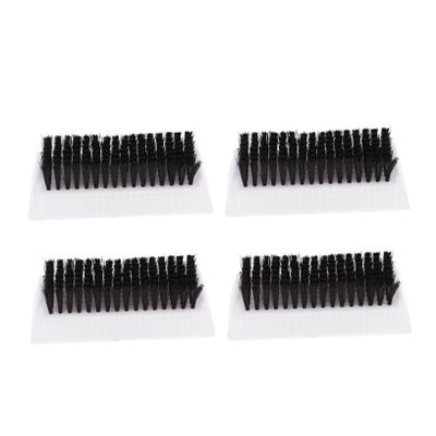 COLLBATH 4Pcs ABS Nail Cleaning Brush Set Dual-Sided Soft Bristle Hand Scrubber for High-Temperature Disinfection Portable Tool for Handwashing Nail Care