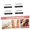 COLLBATH 4Pcs ABS Nail Cleaning Brush Set Dual-Sided Soft Bristle Hand Scrubber for High-Temperature Disinfection Portable Tool for Handwashing Nail Care view 4
