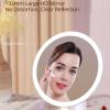 Luocute LED Makeup Mirror, 7.6 Inch Vanity Mirror with Light 30 LEDs 3 Gear Dimmable 90 Degree Rotatable USB Rechargeable Makeup Mirror with Stand for Home Travel view 3