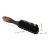 Beard Brush with Boar Bristles Gradient Handle Grooming Tool for Men Ergonomic Design for Comfortable Grip for Daily Use and Professional Barber Salons view 2