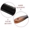 Beard Brush with Boar Bristles Gradient Handle Grooming Tool for Men Ergonomic Design for Comfortable Grip for Daily Use and Professional Barber Salons view 3