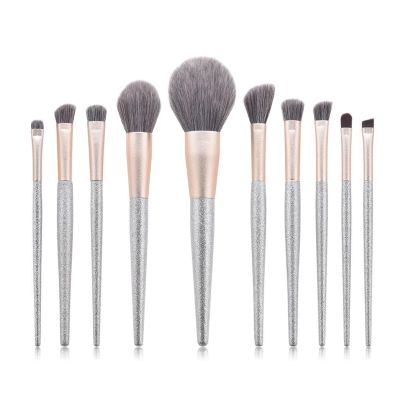 10 pieces of makeup brush set