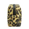 AGBIADD Fabric Leopard Print Design Cosmetic bag Makeup bag Soft Toiletry Bag for Women Travel Essentials (Yellow) view 4