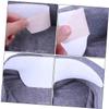 20Pcs Boat Shape Collar Neck Liner Pads Self Adhesive White view 2