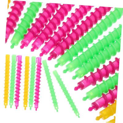 BELLIFFY 100pcs Perm Bar Steel Perm Equipment Perm Rods Large Overnight Spiral Curlers Spiral Perm Rods Thick Curling Hairstyling Flex Rods for Perms Spiral Hair Curlers Curls and Salon Abs