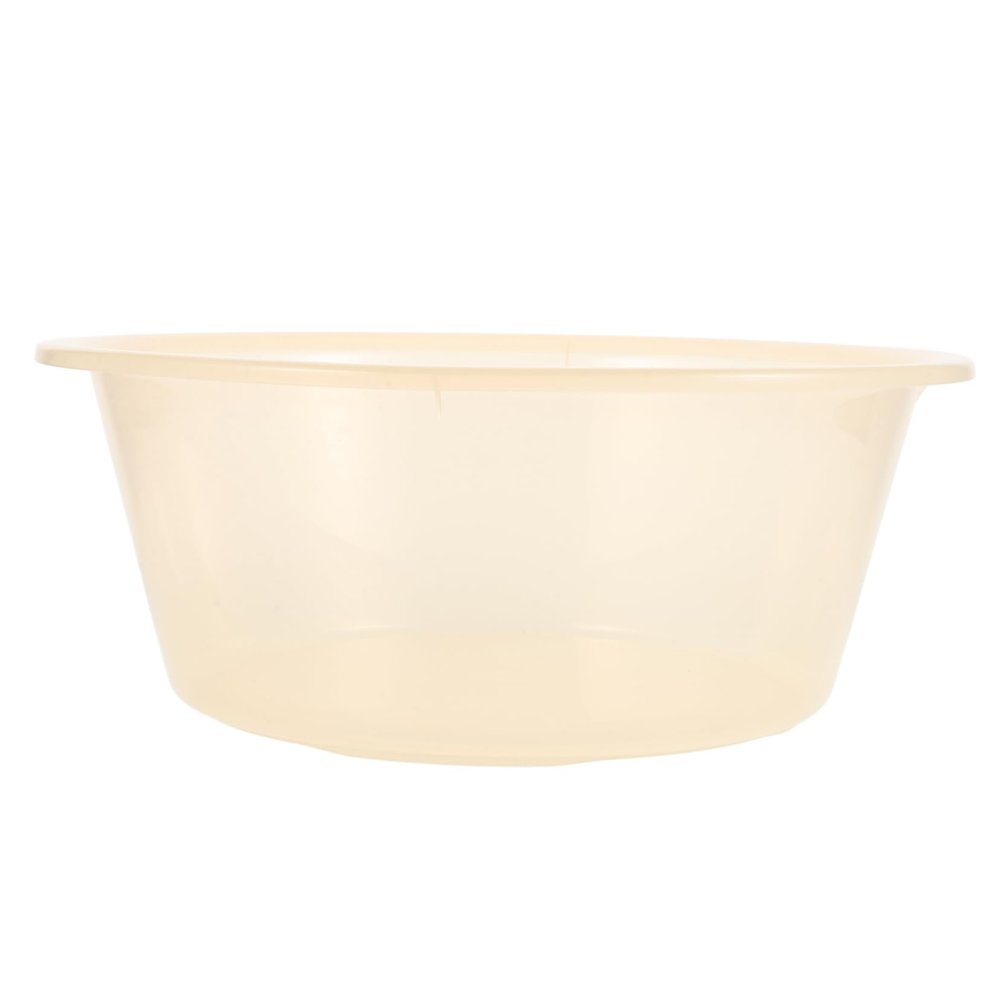 HEATSHAKING Large Foot Wash Basin Wash Basin Laundry Foot Soaking Tub Basin for Feet Foot Soaker Tub Feet Massager Tub Feet Bucket Soaker Soaking Feet Bucket Massager Tub Beige Plastic