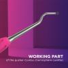 Staleks Combo UNIQ 33 Working Part  Hemisphere Curette for Modular Handle  Rounded for Gentle Pedicure Processing view 4