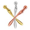 Healvian 3pcs Beauty Import Stick Metal Makeup Spatula Tool Metal Eye Cream Handled Eye Eye Treatment Tool Eye Roller Eye Cream Roller Eye Cream Spoon Silver view 1