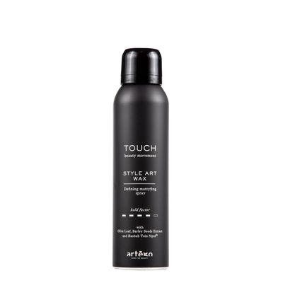 Artgo TOUCH Style Art Wax Spray (5.1 oz) Defining & Mattifying Spray Wax for Textured, Flexible, Long-Lasting Styles