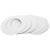 50pcs Wax Machine Paper Mat and Collar Ring Disposable Wax Warmer Pads for Hair Removal Easy Clean Protective Mat with Serrated Edge for Professional Home Use view 1