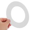 50pcs Wax Machine Paper Mat and Collar Ring Disposable Wax Warmer Pads for Hair Removal Easy Clean Protective Mat with Serrated Edge for Professional Home Use view 2