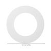 50pcs Wax Machine Paper Mat and Collar Ring Disposable Wax Warmer Pads for Hair Removal Easy Clean Protective Mat with Serrated Edge for Professional Home Use view 3