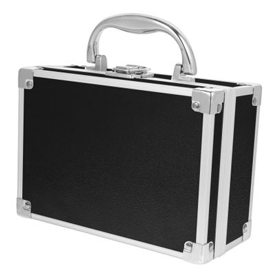 BELLIFFY Makeup Case Organizer Box Aluminum Tool Box Storage Cases Portable Travel Makeup Organizer for Women
