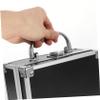 BELLIFFY Makeup Case Organizer Box Aluminum Tool Box Storage Cases Portable Travel Makeup Organizer for Women view 4