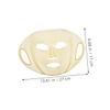 4pcs Reusable Silicone Face Mask Covers High Elasticity Facial Mask Holders for Maximum Absorption and Comfort for Skincare Routine view 2