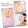 4pcs Reusable Silicone Face Mask Covers High Elasticity Facial Mask Holders for Maximum Absorption and Comfort for Skincare Routine view 3