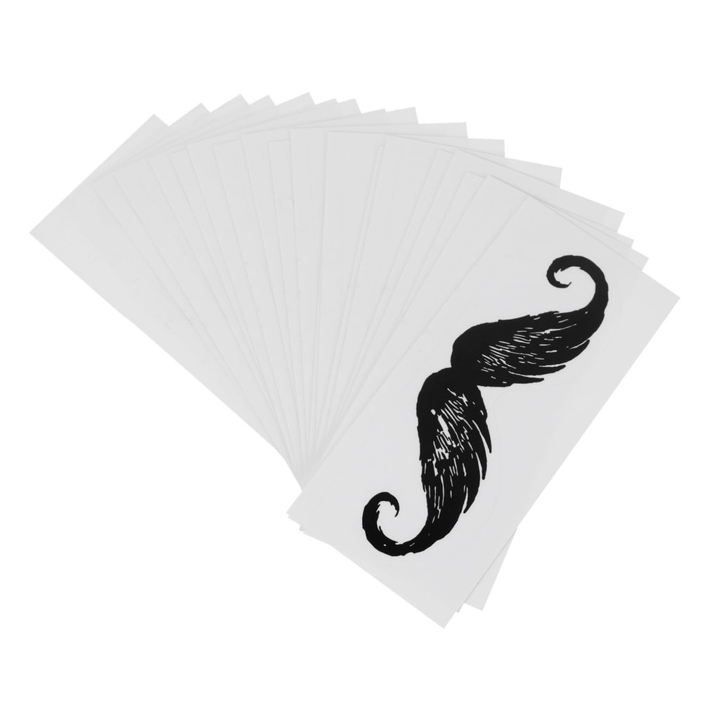 20Pcs Nose Depilation Stickers Self Adhesive Protective Beard Stickers for Hair Removal Safe and Comfortable Application for Creative Beard Styling