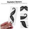 20Pcs Nose Depilation Stickers Self Adhesive Protective Beard Stickers for Hair Removal Safe and Comfortable Application for Creative Beard Styling view 4