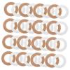 50pcs Wax Machine Collar Rings Wax Warmer Pads for Clean Applications Durable Waxing Machine Accessories Adaptable Design for Salons and Home Use view 1