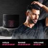 Papichulo Style Deluxe Pomade El Fuerte Pro  Strong Hold, High Shine, Adds Volume  Infused with Keratin & Biotin  Water-Based, Flake-Free, Easy Washout, Paraben-Free  Made in USA - 4 oz view 3