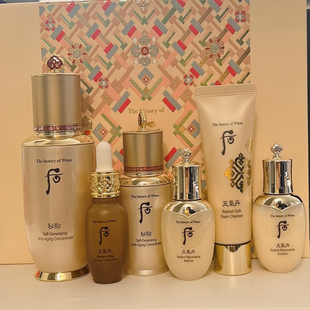 Anti-Aging Cream Special Set With 6 Items Concentrated Vials, Boosts Skin's Natural Energy And Wrinkles, Refines Complexion.