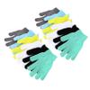 Anneome 12Pcs Exfoliating Bath Gloves Durable Body Scrubber for Deep Clean and Skin Care Multi Purpose Bathing Massage Gloves for Shower Use Mixed Colors view 1