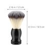 DECORNIJIA Men's Soft Bristle Shaving Brush Set 2pcs Classic Manual Beard Shaving Brush Foam Applicator for Barbershop and Home Use view 2