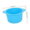 Healeved Wax Melting Bowl Set 4-Piece Silicone High-Temperature Hair Removal Wax Warmer Bowls with Stirring Tools for DIY Beauty Masks and Facial Treatments view 2