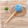 GALPADA 4pcs Wooden Handle Back Bath Brush Long Handle Body Scrubber Scrub Brush for Shower Cleaning view 3