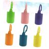 ARTSEWPLY Silicone Essential Oil Roller Bottle Cover Set 6pcs 15ml Protective Cases Bendable Handle for Travel Leak-proof and Sturdy Design view 4