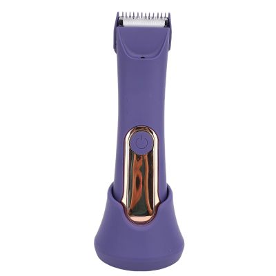 Pongnas Bikini Trimmer for Women, Electric Body Hair Trimmer, Wet Dry Pubic Hair Groomer for Lip Bikini Legs Underarms Shaving