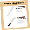 Anneome 2pcs Eyebrow Pencil with Brush Dual Ended Natural Color Brow Makeup Tool for Precise Application Travel Friendly Design for Everyday Use view 4