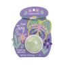 CAIT + CO "Find Joy Bath Bomb & Friendship Bracelet Gift Set Coconut Milk Scented Green Bath Fizzle (3.5 oz) with Beaded JOY Bracelet - Inspirational & Relaxing Gift for Teens, Women view 2