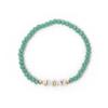 CAIT + CO "Find Joy Bath Bomb & Friendship Bracelet Gift Set Coconut Milk Scented Green Bath Fizzle (3.5 oz) with Beaded JOY Bracelet - Inspirational & Relaxing Gift for Teens, Women view 3