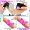 15 Pcs Face Paint Sponge Reusable High Density Body Makeup Sponges Petal Painting Sponge Cosmetic Puff Soft Droplets Foundation Applicator for Adults Christmas Art Work Cream Clean Concealer view 4