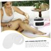50pcs Wax Machine Mats Protective Paper Rings for Wax Heater for Hair Removal Prevents Spills Easy to Use Compatible with Various Waxing Heaters view 3